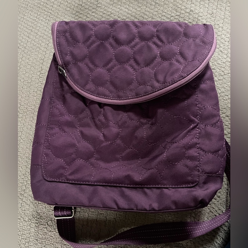 Quilted Purple Women's Bag - Thirty-One - backpack